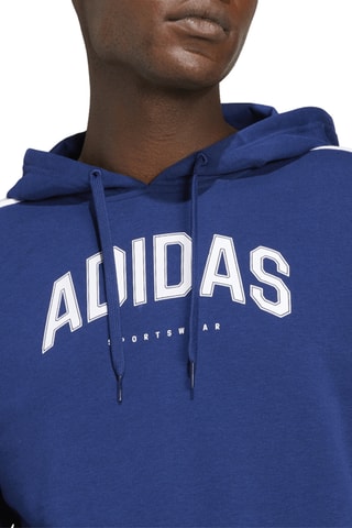 Sweat à capuche Codes Collegiate - Bleu marine