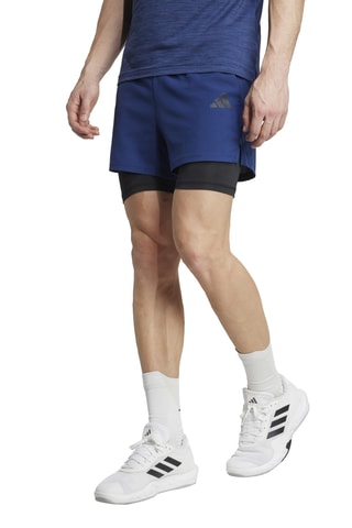 Short 2-en-1 Gym+ - Bleu foncé