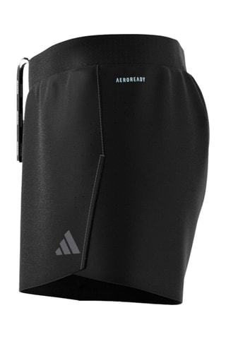Short slim de running Adizero Split - Noir