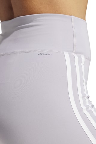 Cycliste d’entrainement taille haute Essentials 3-Stripes - Gris clair