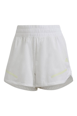 Short régulier de running X-City Reflect At Night - Blanc