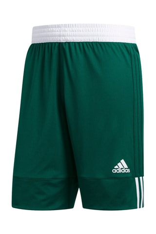 Short de basketball réversible 3G Speed - Vert et blanc