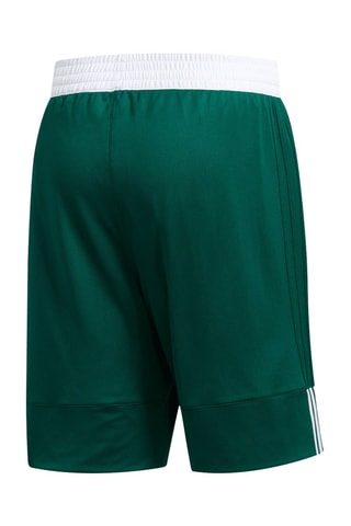 Short de basketball réversible 3G Speed - Vert et blanc