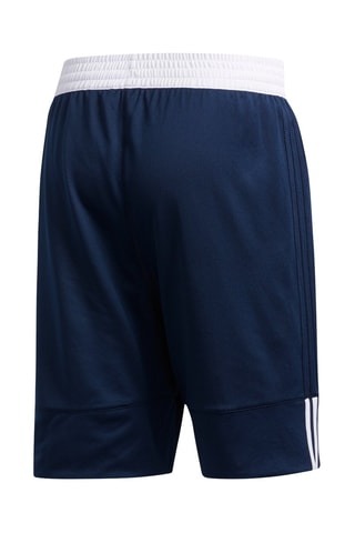 Short de basketball réversible 3G Speed - Bleu marine et blanc