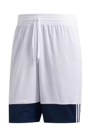Short de basketball réversible 3G Speed - Bleu marine et blanc