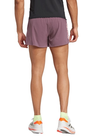 Short de running  taille haute Adizero - Violet