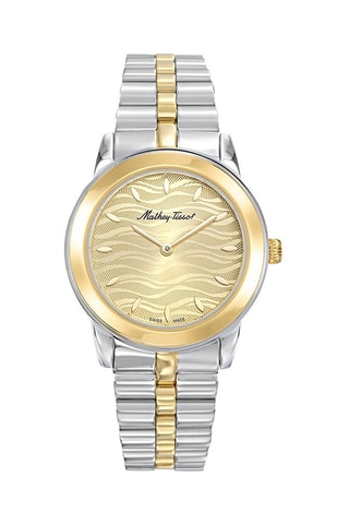 Relógio de quartzo em aço Artemis Prateado e dourado