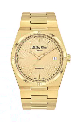 Relógio automático de aço Zeus - Cronógrafo - Dourado