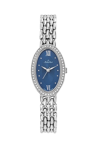 Montre à quartz en alliage - Argenté et bleu