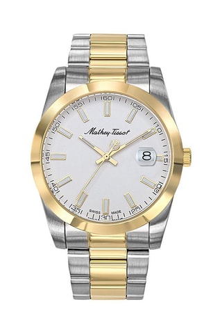 Relógio de quartzo em aço Mathy I   Prateado e dourado