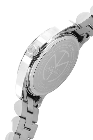 Relógio de quartzo em aço 316L Urban Metal - Prateado e verde