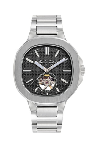 Relógio automático de aço - Prateado