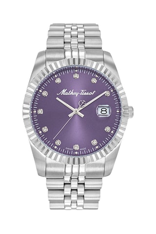 Relógio de quartzo em aço - Prateado