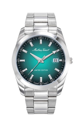 Relógio de quartzo em aço - Prateado