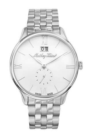 Relógio de quartzo em aço - Prateado