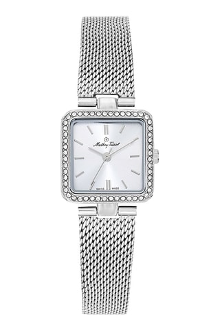 Relógio de quartzo em liga - Prateado