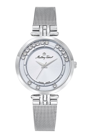 Relógio de quartzo em liga - Prateado