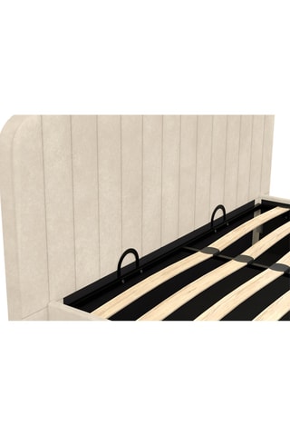 Cama com arrumação com sommier Valentina - Área de deitar 140 x 190 cm