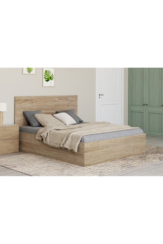 Cama com arrumação com sommier Sicilia - Área de deitar 140 x 190 cm