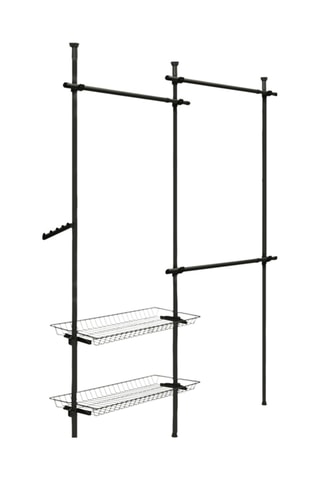 Roupeiro telescópico - 177 x 35 x 278 cm