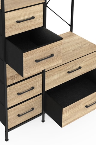 Cómoda 7 gavetas Iris - 167 x 90 x 40 cm