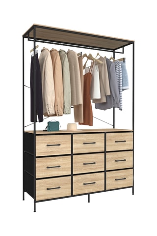 Closet 9 gavetas Iris - 167 x 113 x 40 cm