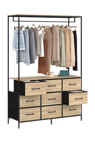 Closet 9 gavetas Iris - 167 x 113 x 40 cm