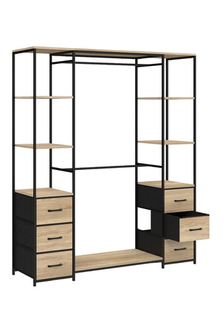 Closet com 6 prateleiras Iris - 167 x 140 x 40 cm