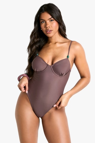 Costume intero - Marrone