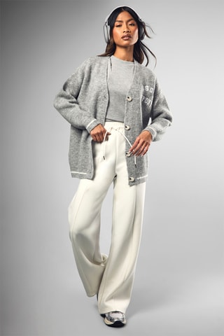 Cardigan - Grigio chiaro melange