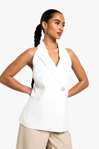 Gilet lungo - Avorio