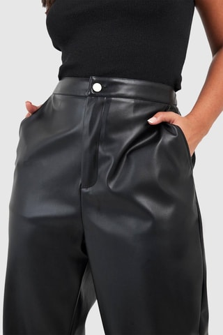 Pantaloni flare a vita alta - Nero