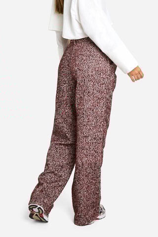 Pantaloni a vita alta - Rosso