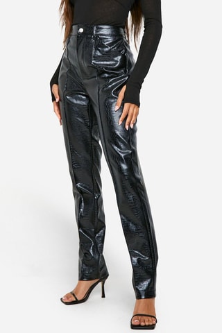 Pantaloni slim - Nero