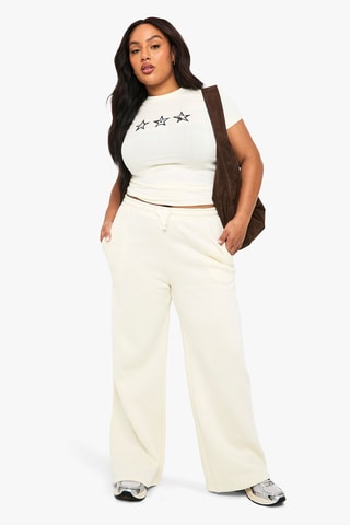 Pantaloni wide legs - Ecrù