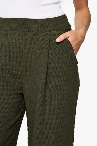 Pantaloni wide legs - Kaki