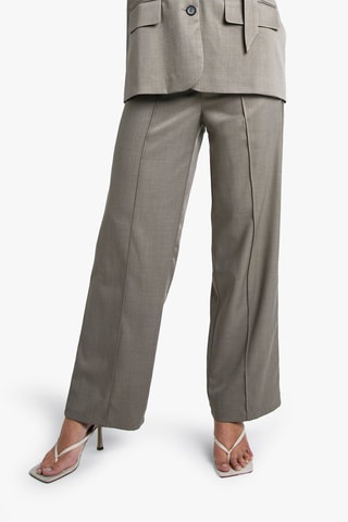 Pantaloni straight - Taupe