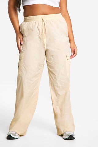 Pantaloni a vita alta - Beige