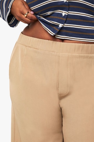 Pantalon wide legs - Marron