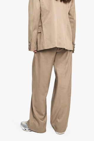 Pantaloni straight - Taupe