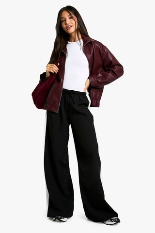 Pantaloni a vita alta - Nero