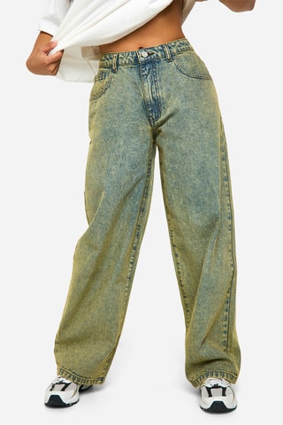 Jeans boyfriend - Verde oliva