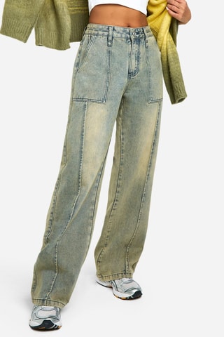 Jeans skater - Blu-grigio