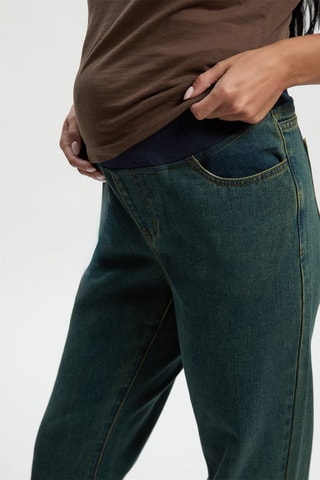 Jeans wide legs premaman - Blu