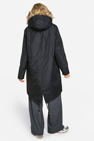 Parka con cappuccio - Nero