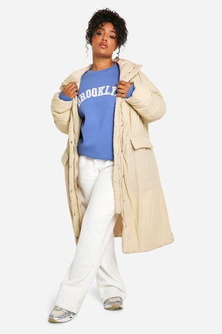 Parka con cappuccio - Ecrù