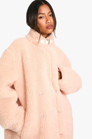 Cappotto double face - Rosa cipria