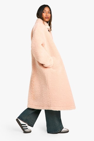 Cappotto double face - Rosa cipria