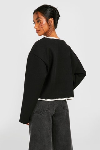 Wollen Jasje - Zwart