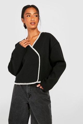 Wollen Jasje - Zwart